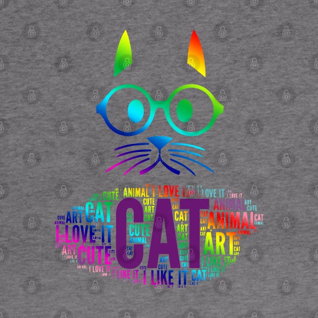 Coloring Cat by anbartshirts